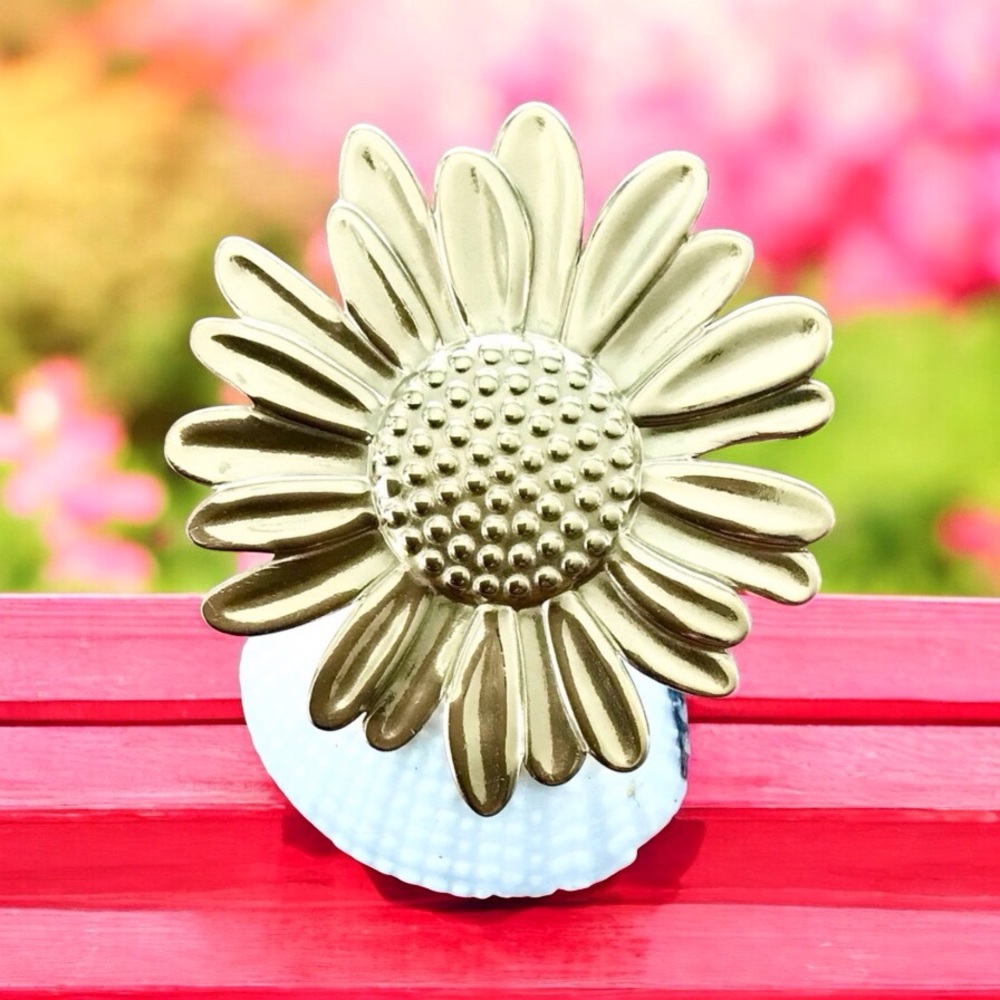 🆕 Flower Ring Stainless Steel and Adjustable (LARGE)